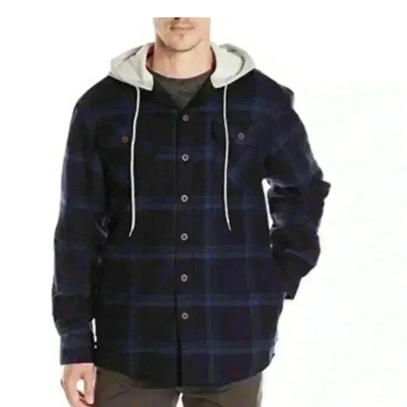 Men’s Wrangler Authentic Long Sleeve Lined Flannel Shirt/jacket Small NWOT - Picture 1 of 5